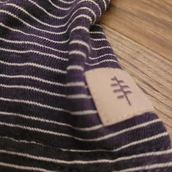 Royal Robbins Women's Striped Long Sleeve Top Size Large Blue Casual Travel Crew - Picture 4 of 6